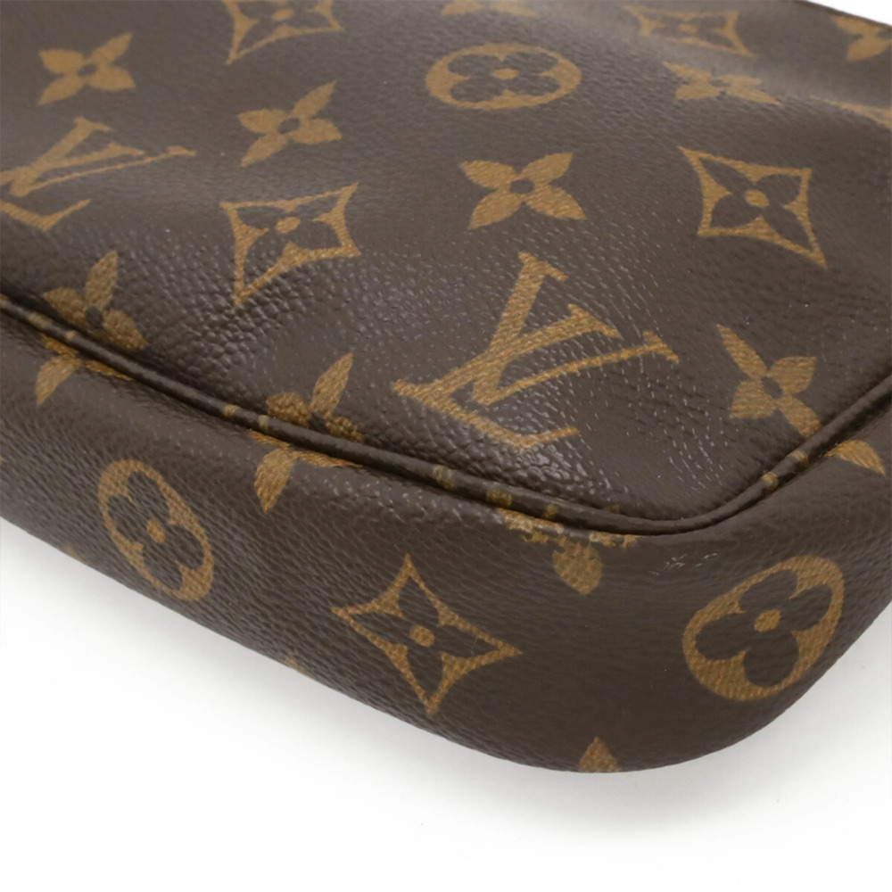 LOUIS VUITTON Brown Monogram Pochette Pouch - Picture 4 of 10